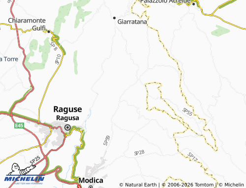 Carte MICHELIN Balata di Modica - ViaMichelin