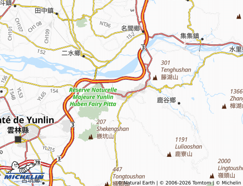 Mappa MICHELIN zhu shan zhen - ViaMichelin