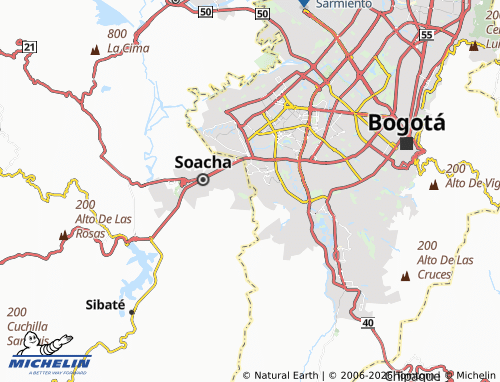 Mappa MICHELIN Oasis Cazuca - ViaMichelin