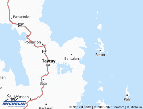 MICHELIN Bantulan map - ViaMichelin