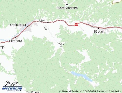 MICHELIN Măru map - ViaMichelin