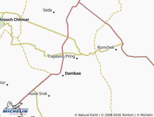 Mapa MICHELIN Trapeang Pring - ViaMichelin