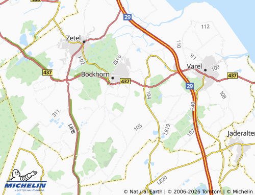 MICHELIN Osterforde map - ViaMichelin