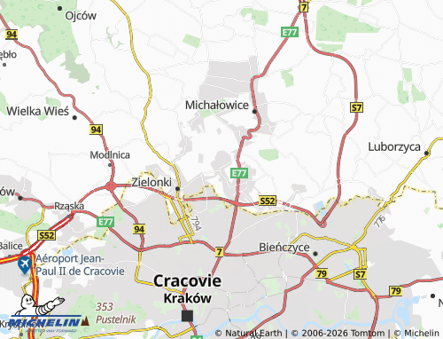 MICHELIN Bibice map - ViaMichelin