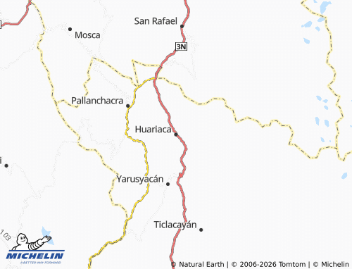 MICHELIN Huariaca map - ViaMichelin