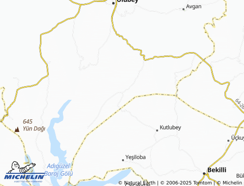MICHELIN Büyükkayalı map - ViaMichelin