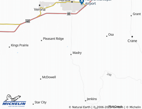 MICHELIN Madry map - ViaMichelin