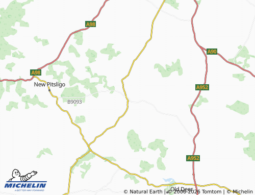 Carte MICHELIN Strichen - ViaMichelin
