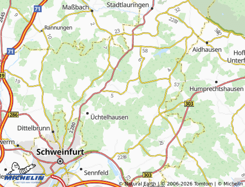 Mapa MICHELIN Hesselbach - ViaMichelin