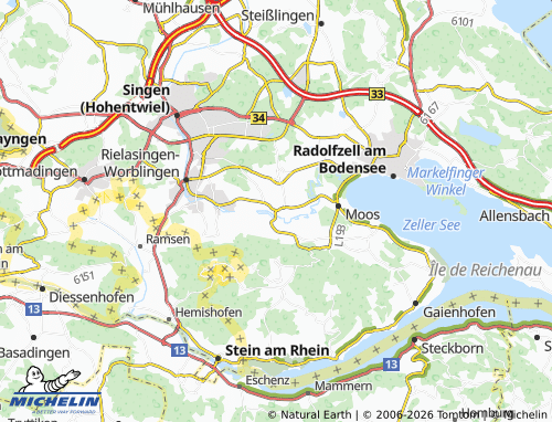 MICHELIN Bohlingen map - ViaMichelin