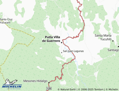 MICHELIN La Ciénega map - ViaMichelin