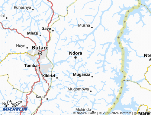 Carte MICHELIN Ndora - ViaMichelin
