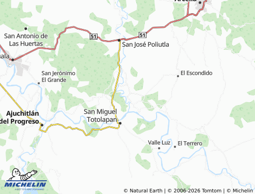 MICHELIN Ixcapuzalco map - ViaMichelin