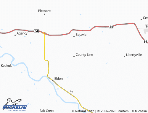 Mappa MICHELIN County Line - ViaMichelin