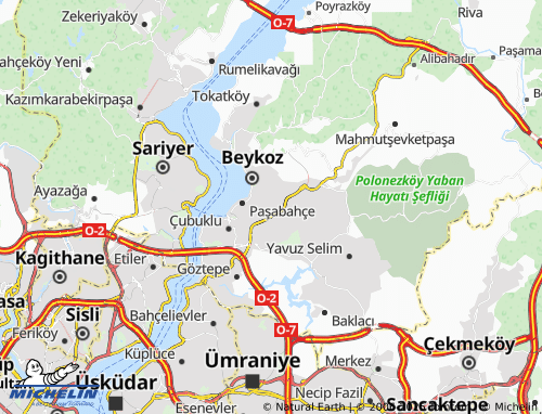 MICHELIN Soğuksu map - ViaMichelin