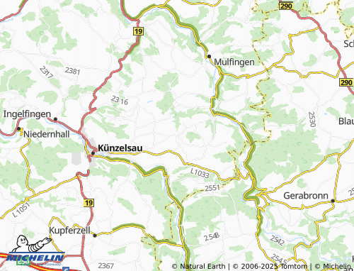 MICHELIN-Landkarte Berndshausen - ViaMichelin