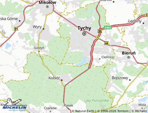 Mappa MICHELIN Żwaków - ViaMichelin