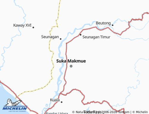MICHELIN Kuta Baro Bm map - ViaMichelin