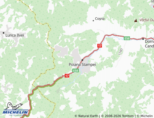 Mapa MICHELIN Teșna - ViaMichelin