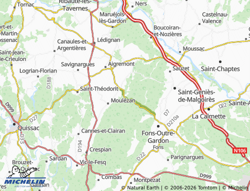 Mappa MICHELIN Montagnac - ViaMichelin