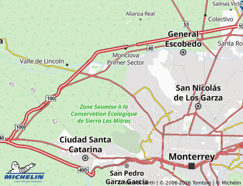 Mappa MICHELIN Cerradas de Cumbres Sector Sahuaro - ViaMichelin