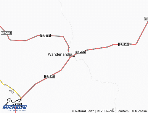 Mapa MICHELIN Wanderlândia - ViaMichelin