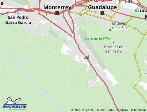 MICHELIN Rincón de Los Encinos map - ViaMichelin