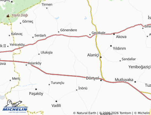 Carte MICHELIN Nergizli - ViaMichelin