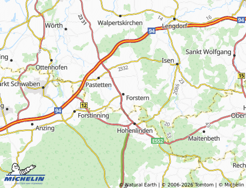 Mappa MICHELIN Forstern - ViaMichelin