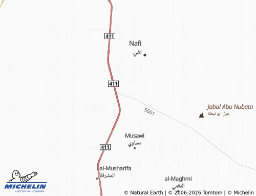 MICHELIN-Landkarte al-Sa'adah - ViaMichelin