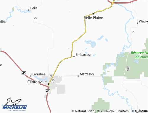 Mappa MICHELIN Embarrass - ViaMichelin