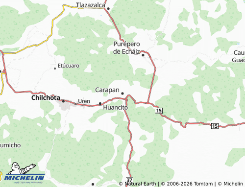 Mappa MICHELIN Carapan - ViaMichelin