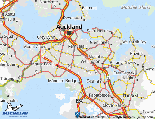 Mapa MICHELIN One Tree Hill - ViaMichelin