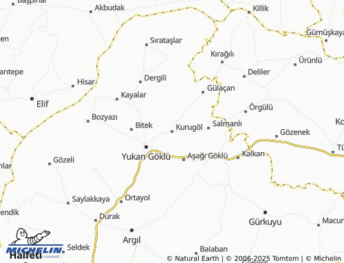 MICHELIN Kurugöl map - ViaMichelin