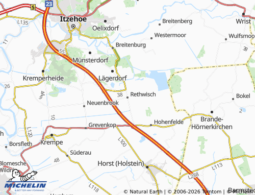 MICHELIN Rethwisch map - ViaMichelin