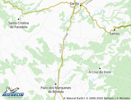MICHELIN-Landkarte Vila de Mouros (San Miguel) - ViaMichelin