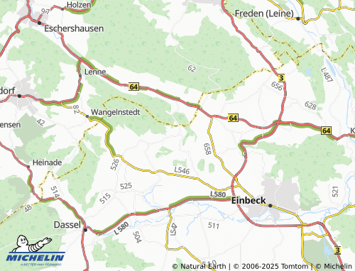 MICHELIN Rengershausen map - ViaMichelin