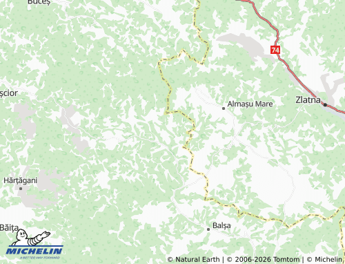 MICHELIN Techereu map - ViaMichelin