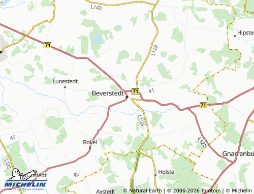 MICHELIN Beverstedt map - ViaMichelin