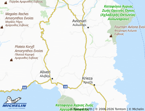 Carte MICHELIN Gavalas - ViaMichelin