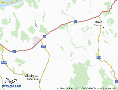 Mapa MICHELIN Dichevo - ViaMichelin