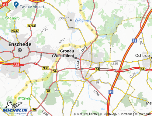 MICHELIN Gronau (Westfalen) map - ViaMichelin