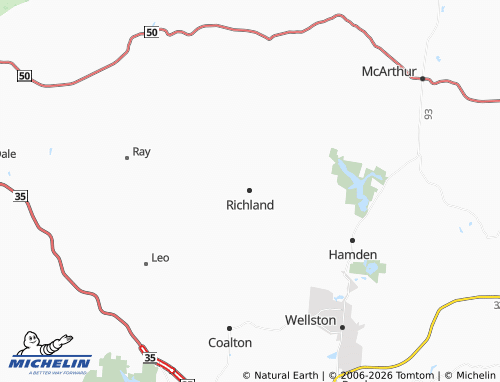 Mappa MICHELIN Richland - ViaMichelin