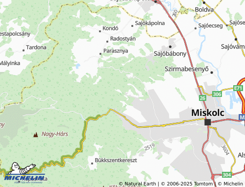 MICHELIN Pereces map - ViaMichelin