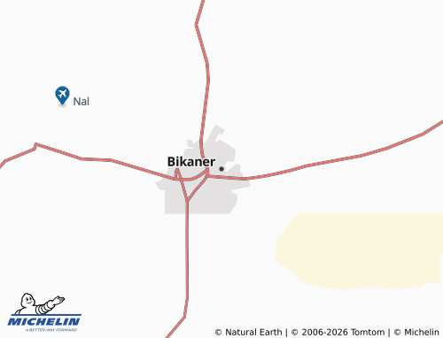Mappa MICHELIN Bikaner - ViaMichelin