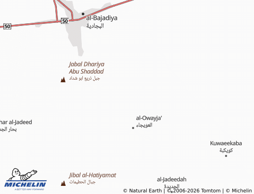 Mappa MICHELIN al-Adwa - ViaMichelin