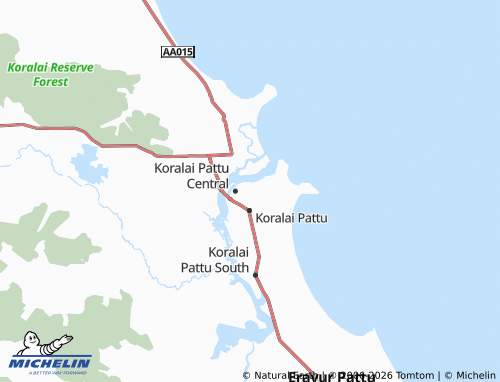 Mappa MICHELIN Puthukudiyiruppu2 - ViaMichelin
