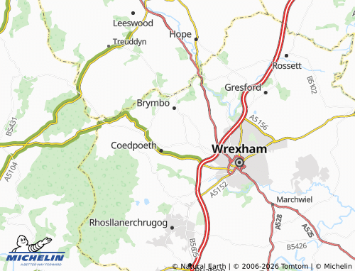 Mappa MICHELIN Tanyfron - ViaMichelin
