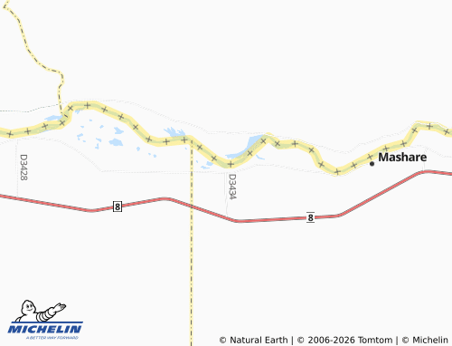 MICHELIN Shambyu map - ViaMichelin