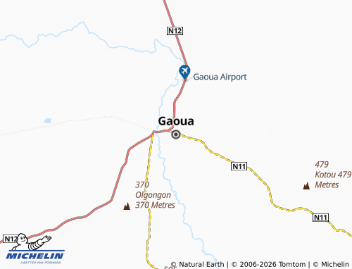Mappa MICHELIN Gaoua - ViaMichelin
